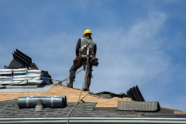 Professional Roofing technician working in Virginia Beach, VA